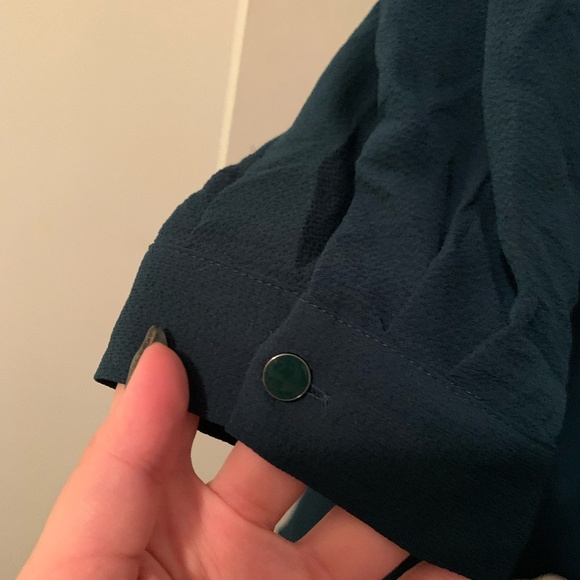 Turquoise Blouse Dress - Picture 3 of 6